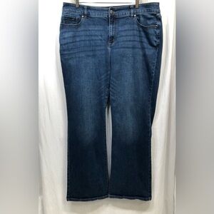 Lane Bryant High Rise Flex Magic Waistband Boot Bootcut Jeans Size 20L Long